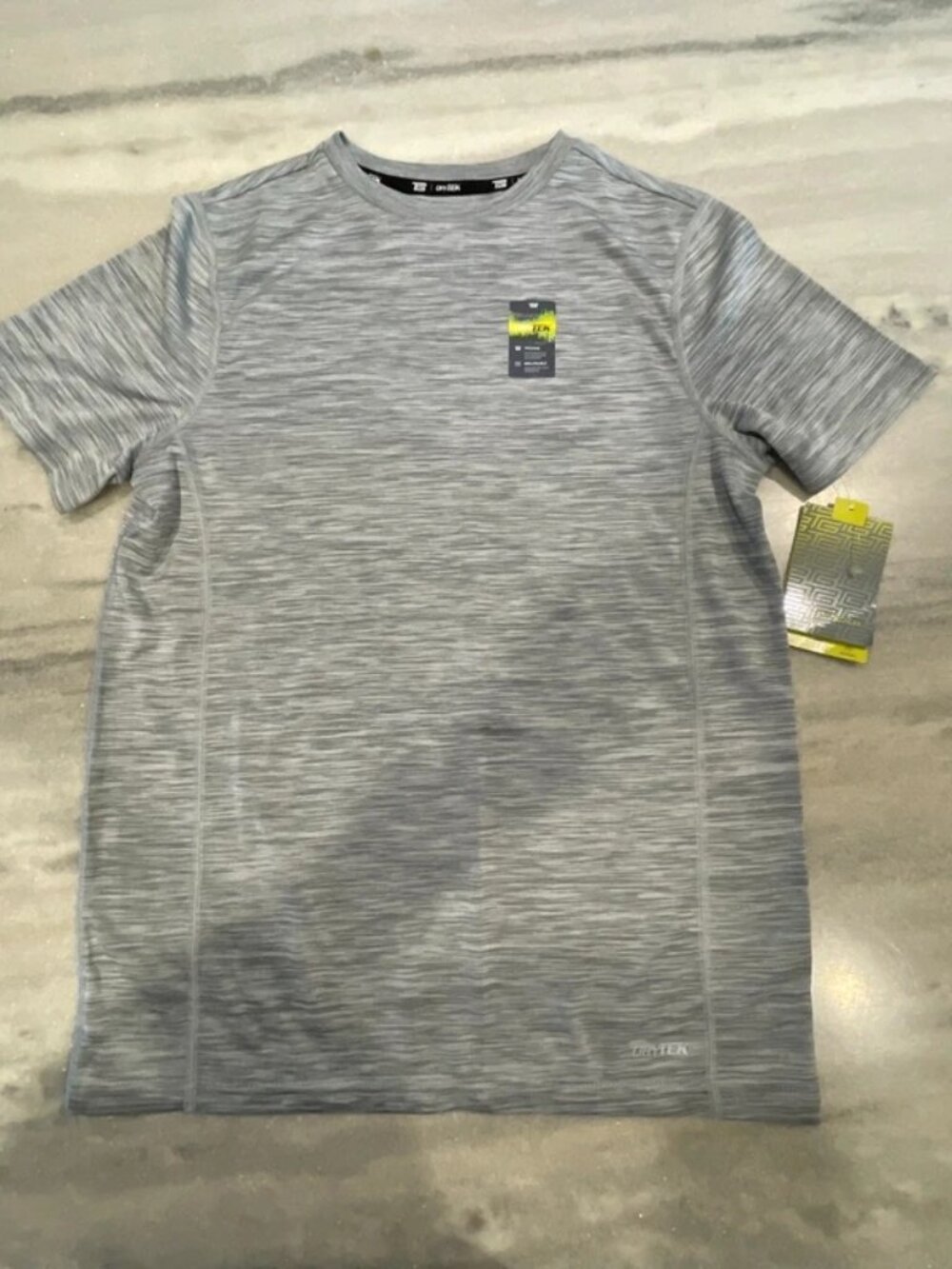 Tek Gear Boys Gray Dri-Tek Athletic T-Shirt XL 18/20 NWT